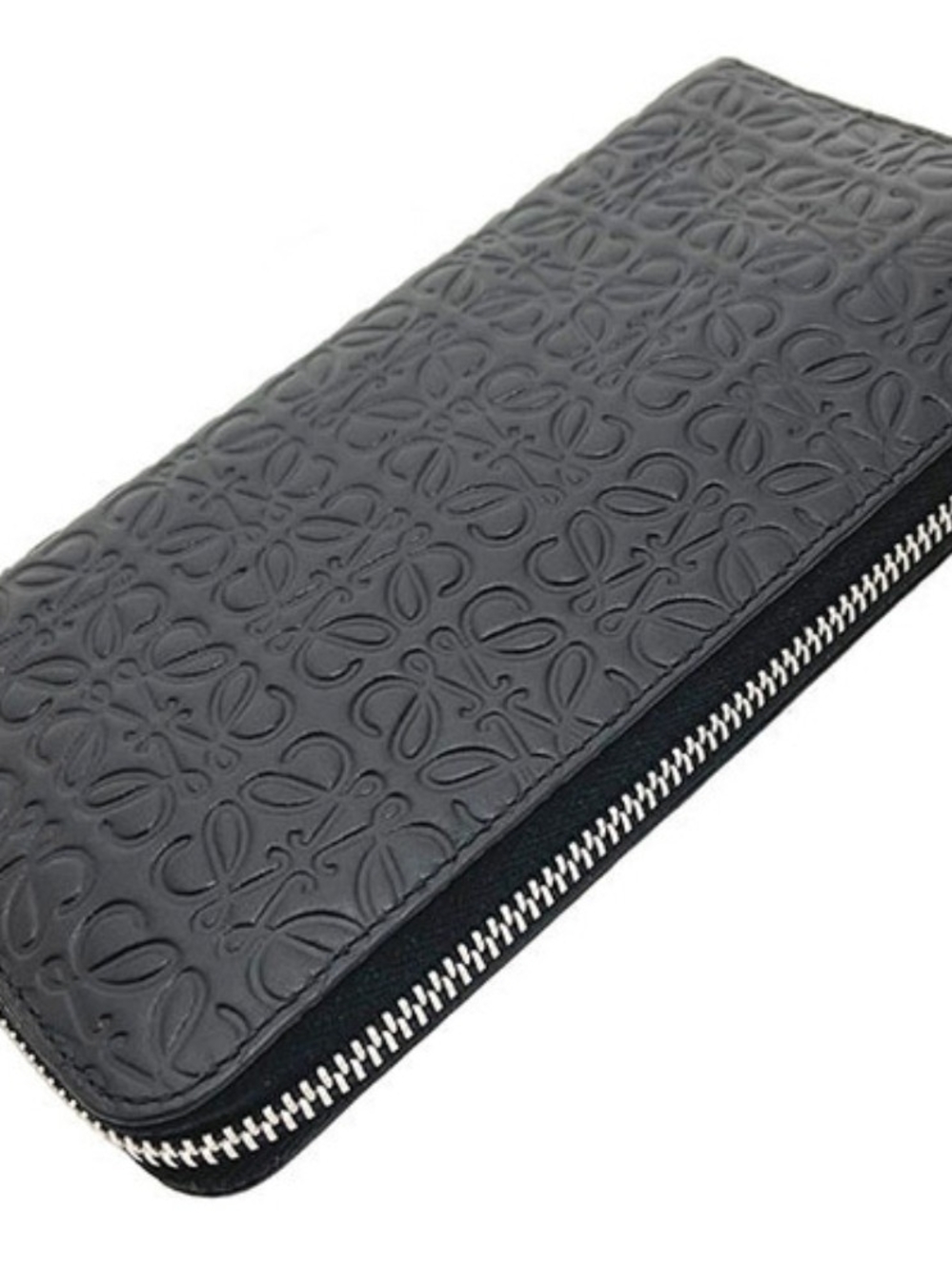 Loewe Black Zip-Around Leather Wallet